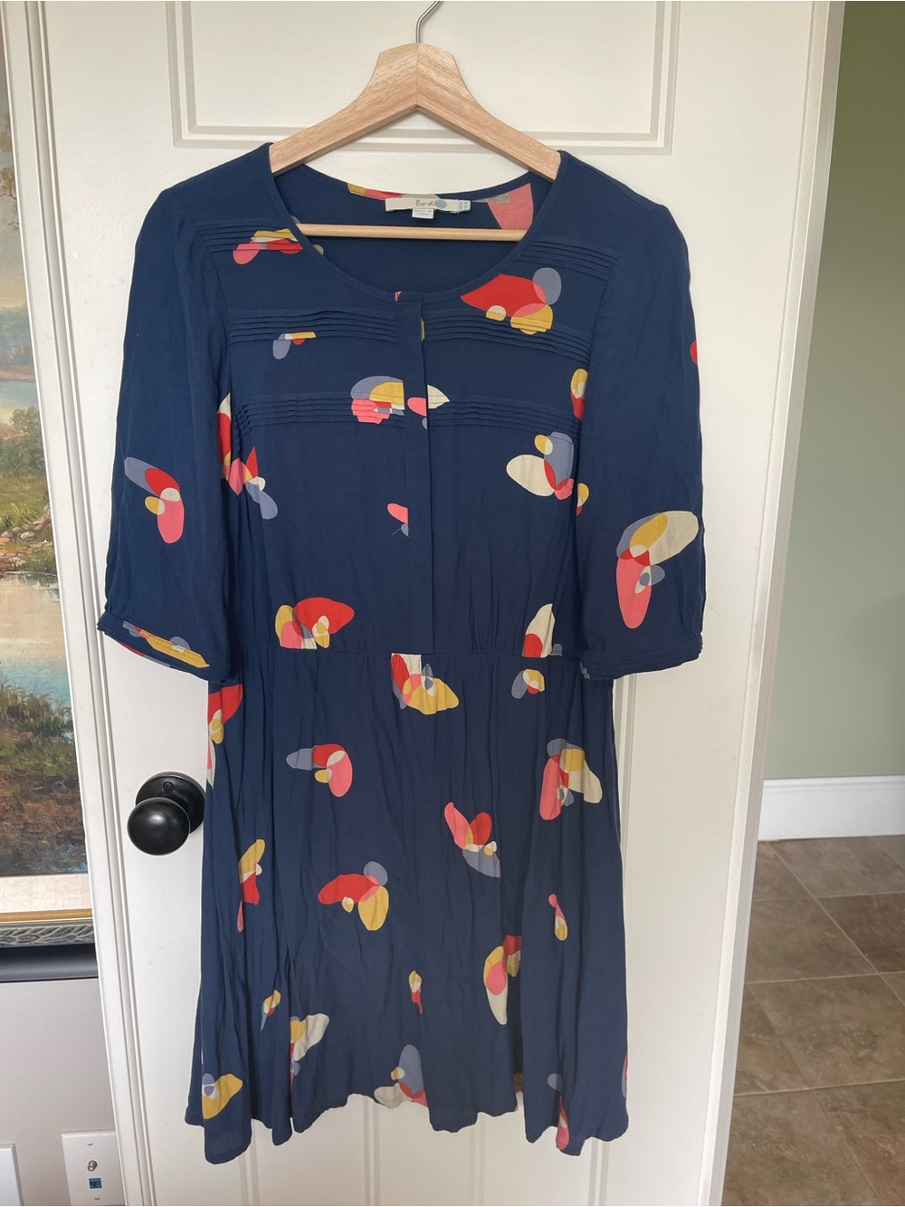 Boden Abstract Mini Dress